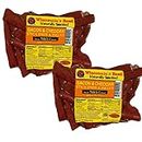 WISCONSIN'S BEST -Bacon Cheddar Meat Ends and Pieces Snack Sticks, 1lb (Pack of 2) Quality Meat Snacks, High Protein, Low Carb, Keto Friendly Snacks. Perfect for Lunch Snacks, Hiking, Biking, Travel Snacks, No Refrigeration Required until after Opening. Great for Family Gift Baskets