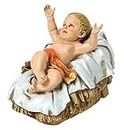 Joseph's Studio by Roman - Color Baby Jesus Figure for 27" Scale Nativity Collection, 6.25" H, Resin and Stone, Decorative, Collection, Durable, Long Lasting