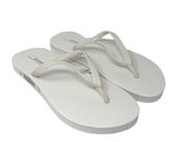 Old Navy Sandals for Women Flip Flop White Rubber Summer 737433-05-1