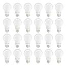Amazon Basics 60W Equivalent, Daylight, Non-Dimmable, 10,000 Hour Lifetime, A19 LED Light Bulb | 24-Pack