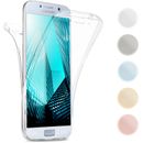 Case for Samsung Galaxy A5 2017 Silicone Cover 360 Degree Protection Round Clear