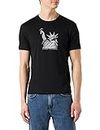 Armani Exchange Statue of Liberty tee Camiseta, Negro, S para Hombre