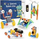 STEM Robotics Science Kits, Crafts for Boys 6-8 Girls 8-12, Robot Building Kit for Kids 8-10, Electronic Science Experiments Activities, Engineering Toys 7+ 6 7 8 9 10 11 12 + Year Old Gifts