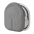 Geekria Shield Headphones Case Compatible with Sony WH-CH720N, WH-CH520, WH-CH710N, WH-1000XM5, WH-1000XM4, WH-1000XM3 Case, Replacement Hard Shell Travel Carrying Bag with Cable Storage (Grey)