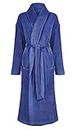 Champion Ladies AVA Warm Fleece Nightwear Dressing Gown Robe Blue 12-14