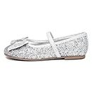 Lilley Sparkle Girls Silver Ballerina - Size 1 UK - Multicolour