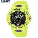 Reloj deportivo para hombre SMAEL marca reloj de pulsera digital alarma LED relojes deportivos cronómetro
