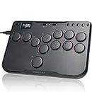 JZW-Shop Arcade Stick P12, All-Button Arcade Controller for Switch, PC, PS4, PS3, Steam Deck, Arcade Fight Stick with Turbo & Custom RGB, Supports Hot-Swap & SOCD