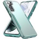 for Samsung Galaxy S21 Case, Galaxy S21 Case with HD Screen Protector [Military Grade Drop Tested] Heavy-Duty Tough Rugged Shockproof Protective Case for S21, Green