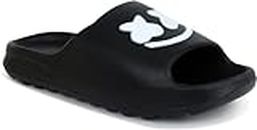 RIFOF Men Slides Footwear | Black Color | Size : 7