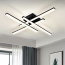 Modern LED Ceiling Light Fixture, Dimmable Close to Ceiling Light with Remote...