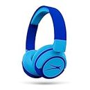 Altec Lansing Kid Safe 2-in-1 Wireless Bluetooth Headphones - Crystal Clear Sound, Safe Volume Limiting, Foldable Design - Enjoy Audio and Protect Your Child's Hearing, MZX4410