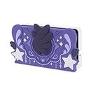 GeekShare Soft Silicone Faceplate Cover for Nintendo Switch Charging Dock, Anti-Scratch Shell for Switch Dock - Star Wings Series (Purple)