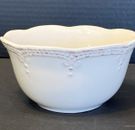 SET OF 2 ~ Pier 1 Imports Abigail Soup Cereal Bowls Stoneware Ivory