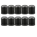 ibasenice 10pcs Cups Stacking Cup Pokeno Ludo Cup Black Funny Game Tool Container to Stack Shaker