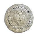 Lily's Home Pet Memorial Stone Engraved “You Have Left My Life, But You Will Never Leave My Heart” Outdoor Garden Grave Marker Stepping Stone or Wall Display in Memory of Loved Dog or Cat, Polyresin