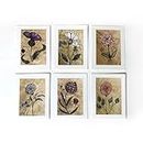 Fablittleartwork Wild Flower Purple Greeting Cards (Pack Of 6 With Envelopes), Thank You