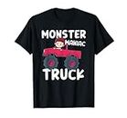 Monster Truck Girl Big Wheels Driver Donne Bambini Maglietta