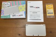 New Nintendo 3DS White Changeable cover type Console With Charger+BOX japan.ver