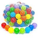 Minikidz Plastic Medium Size Premium Balls Color Balls For Kids Pool Balls Set Of 24 Pieces Balls For Baby Kids 6 Cm Diameter Medium Size Size Ball, Multi Color Bath Toy, Softball