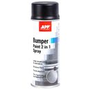 Strukturlack Bumper Paint 1x 400ml Schwarz Fein Stoßstangen Spray Kunststoff APP
