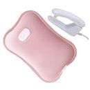 RYLAN Heating Bag Electric, Heating Pad-Heat Pouch Hot Water Bottle Bag, Dual Insulation Silicon Hot Water Bag 6 Layers Heating Pad With For Pain Relief