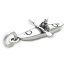 Kayak Canoe sterling silver charm .925 x 1 Kayaks and canoes charms --SFP!