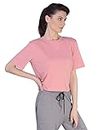 VISO The Face Collection Women's & Girls' Pink Oversized Relaxed T-Shirt (XL) - Stylish and Comfortable
