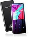 32GB MP3 Player with Bluetooth 5.3, AGPTEK 2.4" Curved Screen Music Player with Speaker HiFi Lossless Sound with FM Radio, Voice Recorder, Supports up to 128GB TF Card- Headphones Included,Black