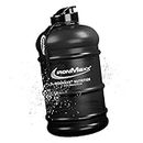 IronMaxx Galón de agua - negro mate 2200ml | sin BPA & DEHP | botella a prueba de fugas con escala de medida | disponible en colores diferentes