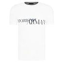 Emporio Armani T-Shirt Homme 111035 0A516, Tee-Shirt Col Rond, Manche Courte (Blanc, L)