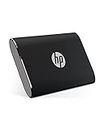 HP P500 500GB Sleek Rugged Portable USB Type-C External SSD Solid State Drive (Black)