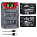 Pickle Power LP-E17 Battery with Dual USB Charger LED Display for Canon Rebel SL3 SL2 T8i T7i T6i T6s EOS M3 M5 M6 8000D 800D 760D 750D 200D 77D KISS X8i Digital SLR Camera