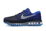Nike Air Max 2017 negro azul para hombre zapatos clásicos cómodos