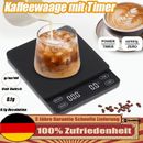 Kaffeewaage mit Timer 3kg/0.1g Digitale Feinwaage Coffee Scale Kaffee Skala