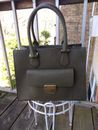 MICHAEL KORS OLIVE PURSE WITH GOLD BUCKLE SPRING MOTHERS DAY SALE CLEARANCE