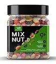GreenFinity Healthy Dried Nutmix 250 gm (Almond, Cashew, Pistachio, Green and Black Raisin, Dried Cranberries) All Natural Protein Packed Evening Snacks Protein Rich, No Added Sugar, Cholesterol Free, Healthy Fibre