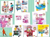Kitchen Pretend Play Set Toy Kids Toddlers Home Children Christmas Gifts Set