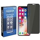 MahadealzDesign Premium Grade Privacy Tempered Glass For iPhone 11 Full Coverage Anti-Spy/Edge-to-Edge Coverage/Anti-Peeping 9H Hardness Screen Protector Guard
