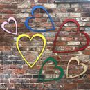 Decorazione cuore, casa e giardino, arte murale, colorata, prodotta nel Regno Unito e consegna rapida
