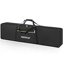 BQKOZFIN 88 Key Keyboard Gig Bag Case, Portable Padded Electric Piano 88 Keyboard Case 600D Nylon Oxford Cloth with 10mm Cotton Case Gig Bag (Black)