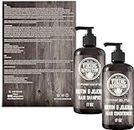 Viking Revolution - Mens Shampoo and Conditioner - Moisturizes and Strengthens - Shampoo Men and Conditioner with Vitamin B5, Biotin and Jojoba Oil - Eucalyptus and Peppermint - 17 Oz / 500ml Each