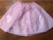Girls Dream Dazzlers Pink Glitter Dance Tutu Skirt, Size Small