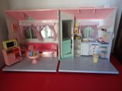 Chabel - Feber - maison de poupée, meubles et accessoires - années 80' - H=34cm