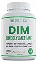 DIM Supplement (200mg) – Estrogen Balance & Metabolism, Menopause, Bloating, Acne, & PMS Relief for Women | Diindolylmethane Supplements by Senzu Health – 60 Pills