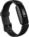 Fitbit Inspire 2 Health and Fitness Tracker with a Free 1-year Fitbit Premium Trial, 24/7 Heart Rate, Black/black, One Size (S and L Bands Included)