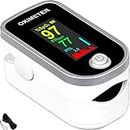 MCP OX201 Pulse Oximeter with Oxygen Saturation Monitor, Heart Rate Monitor (Black)