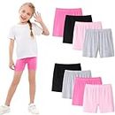 Charmi Girls Shorts Bike Shorts Solid Color Pack of 8 Colorful Summer 11-12 Years (Manufacturer Size 170)