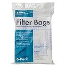KIRBY Vacuum System Filter Bags with Micron Magic technology 6 Pack Part 204811