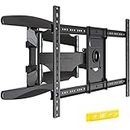 Invision Ultra Strong TV Wall Bracket Mount Double Arm Tilt & Swivel for 37-75 Inch (94-190.5cm) LED LCD OLED Plasma & Curved Screens - Up to VESA 600mm(w) x 400mm(h) - Max Load 50kg (HDTV-DXL)